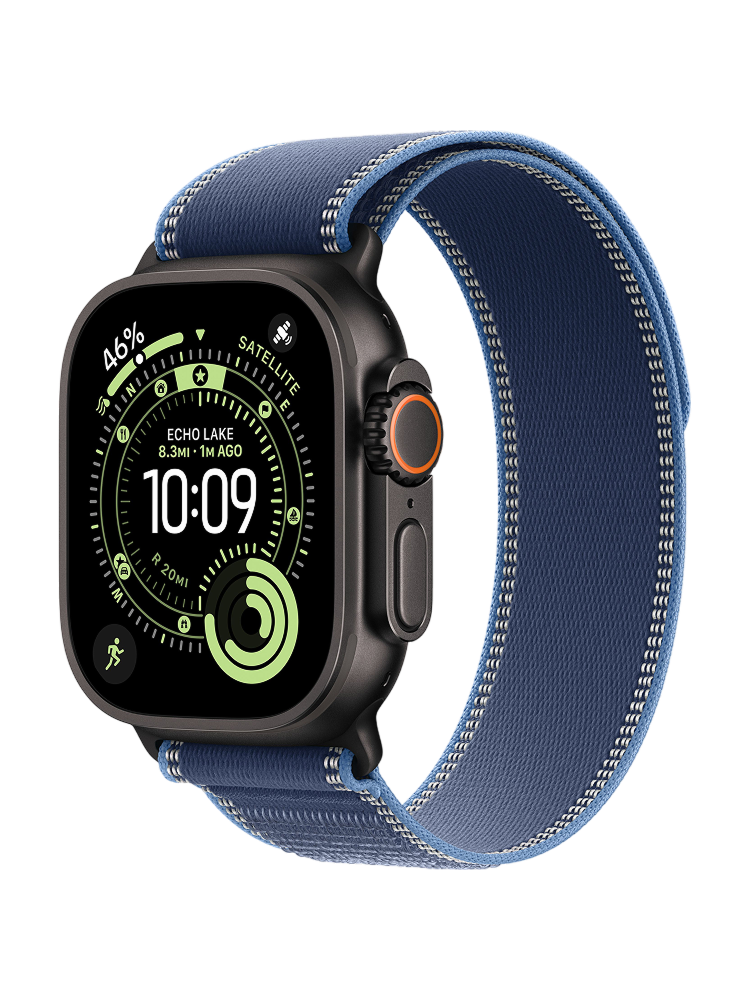 Apple Watch Ultra 3 Trail Loop 2025 Blue - смарт-часы с ремешком Blue | BuyPhone.by Apple Watch Ultra 3 Trail Loop 2025 Blue - купить титановые часы Apple