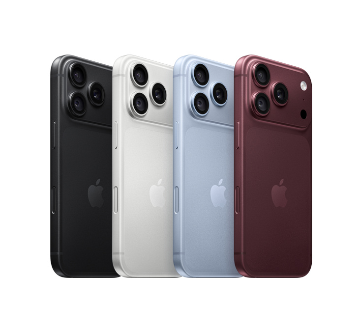 iPhone 18 Pro в цветах Black, Silver, Glacier и Burgundy